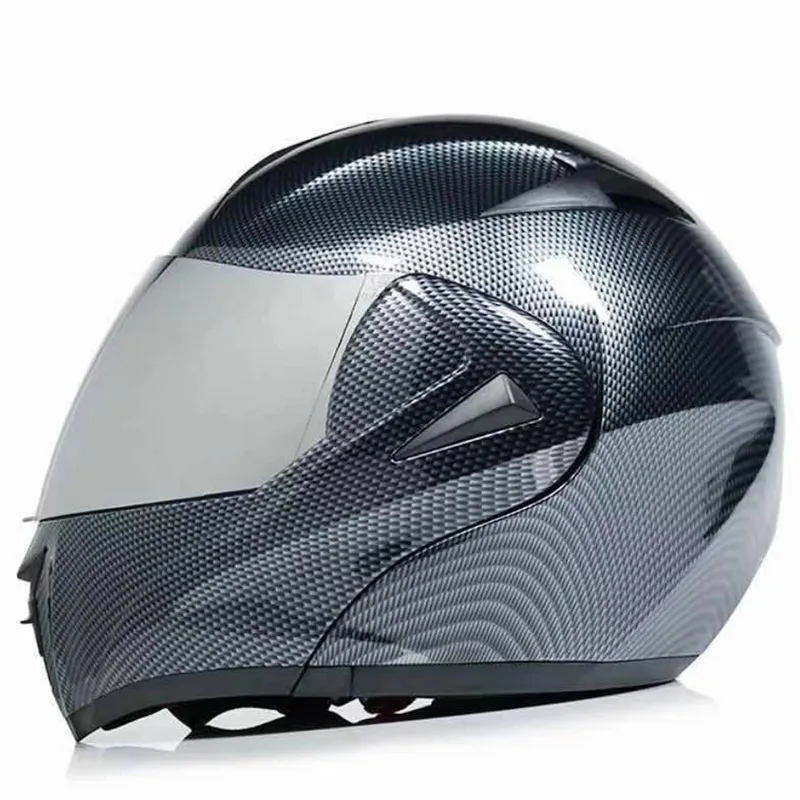 

Dual Lens Motorcycle Helmet Safety Downhill Flip Up Helmet Pro Motocross Racing Full Face