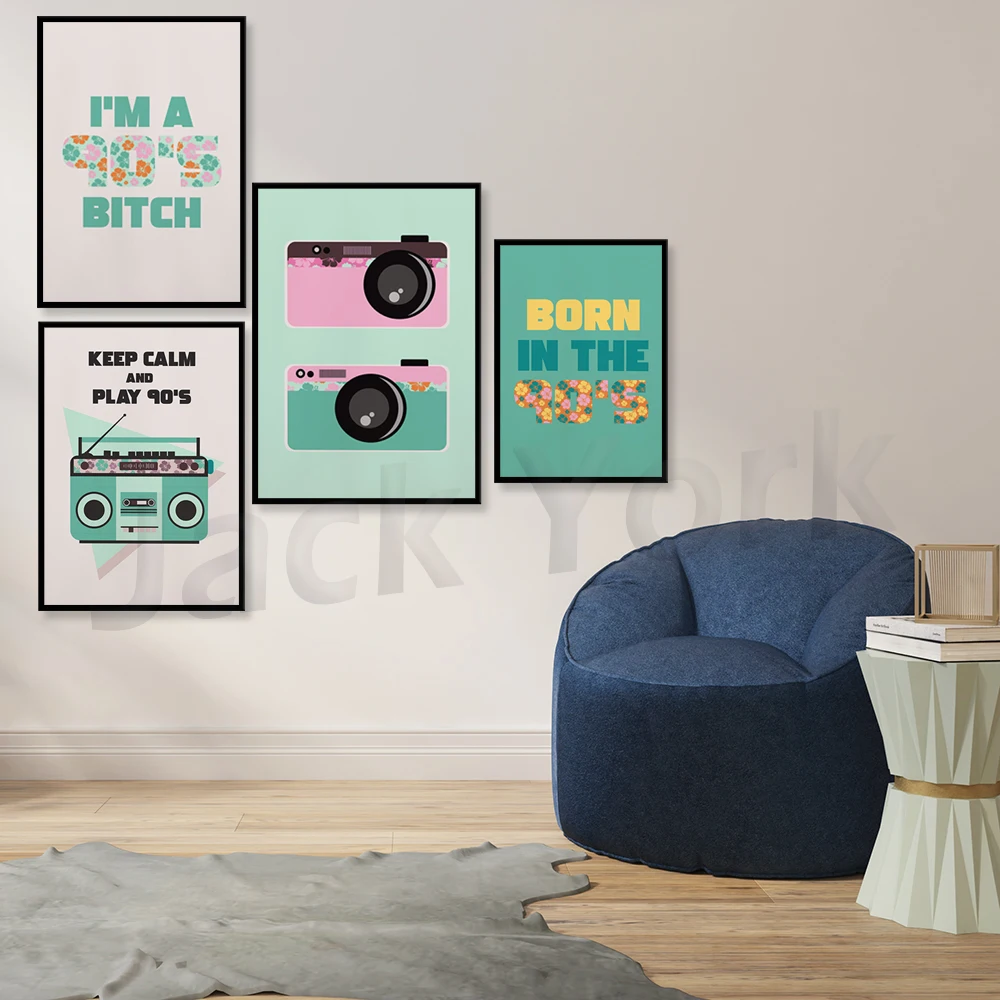 

90's Print | Camera Print | Retro Wall Art | 90's Wall Art | Digital Print | Gift For Her | Back To The 90's
