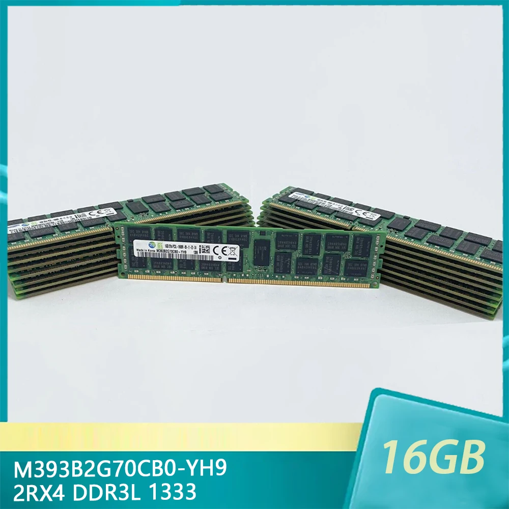 1 шт. для Samsung RAM M393B2G70CB0-YH9 16G 16GB 2RX4 DDR3L 1333 REG Серверная память