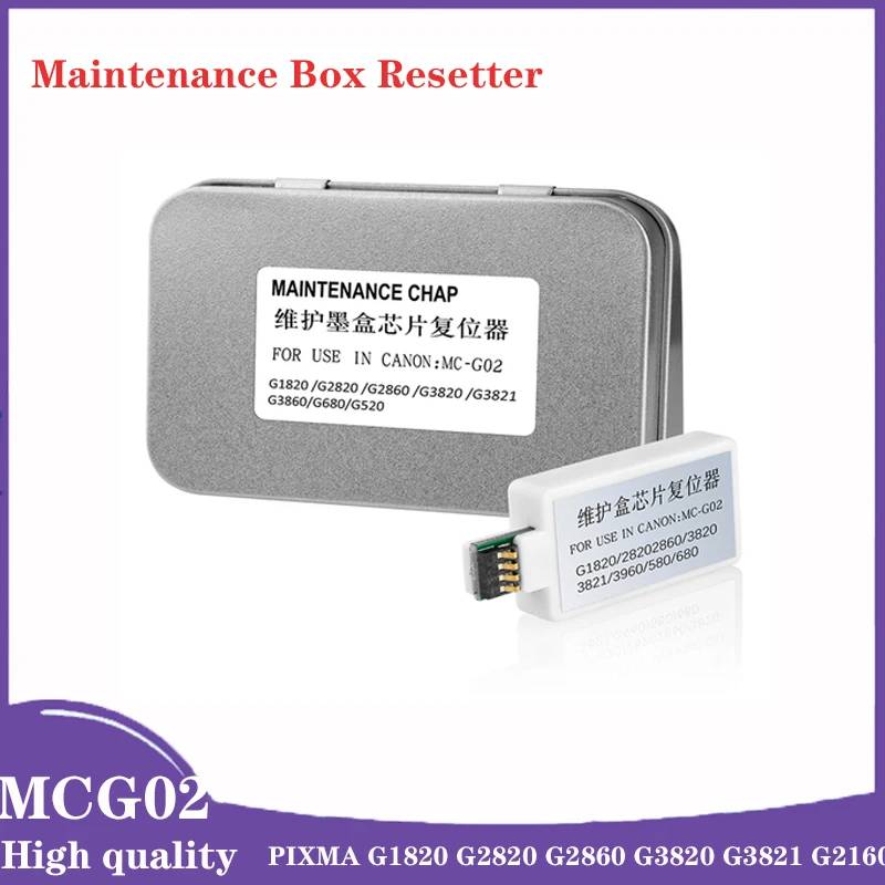 

MC-G02 MC G02 MCG02 maintenance box resetter For Canon PIXMA G1820 G2820 G2860 G3820 G3821 G2160 G3160 G3420 G2260 G3260 G1420