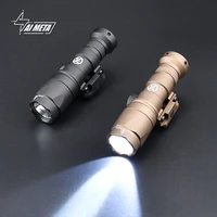 wadsn m300 a m600 c flashlight tactical upgrade long bright tail cover version scout light fit 20mm rail airsoft hunting lamp