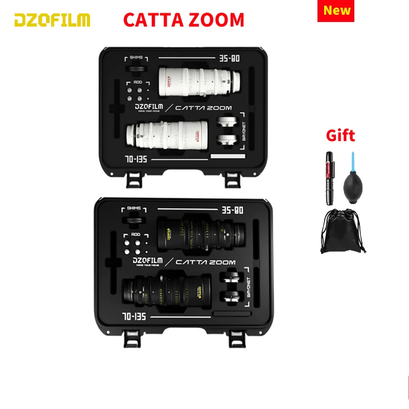 DZOfilm CATTA ZOOM Lens T2.9 FF E-Mount 18-35mm /35-80mm / 70-135mm Cine Zoom