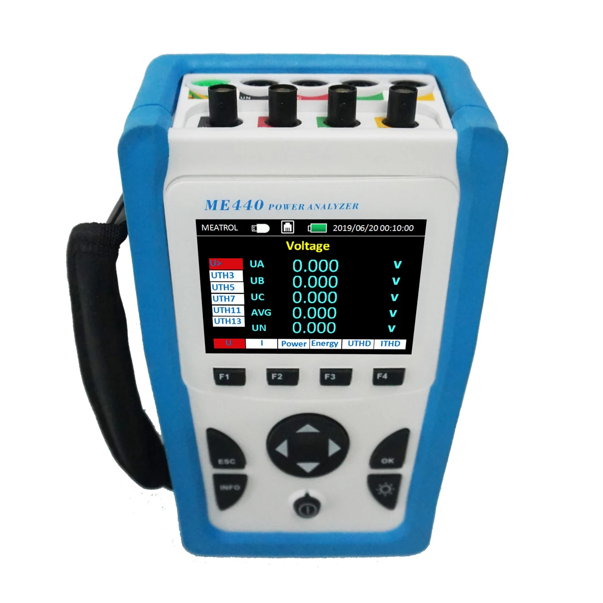 

Meatrol ME440 NRC-150 Three phase Power data logger Digital energy meter Power analyzer