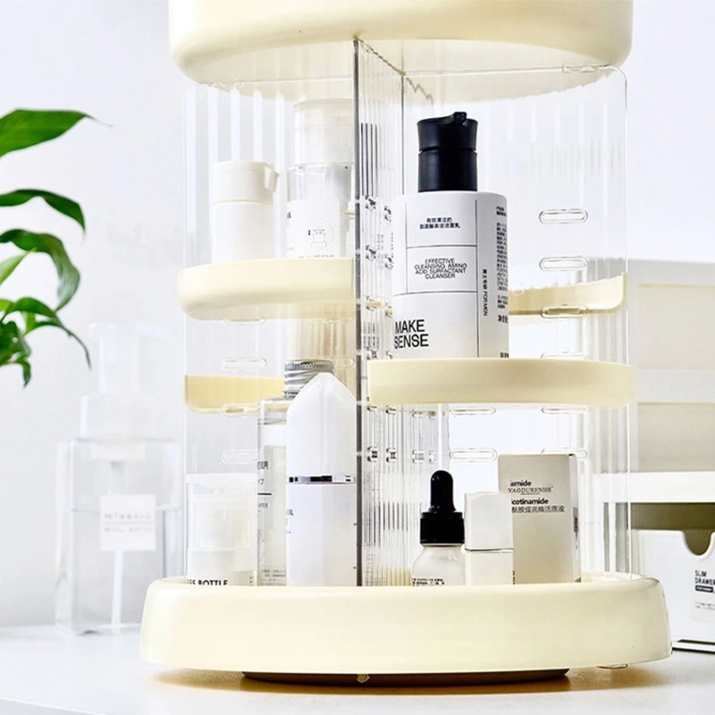 

Desk Large Capacity Cosmetics 360 Rotatable Makeup