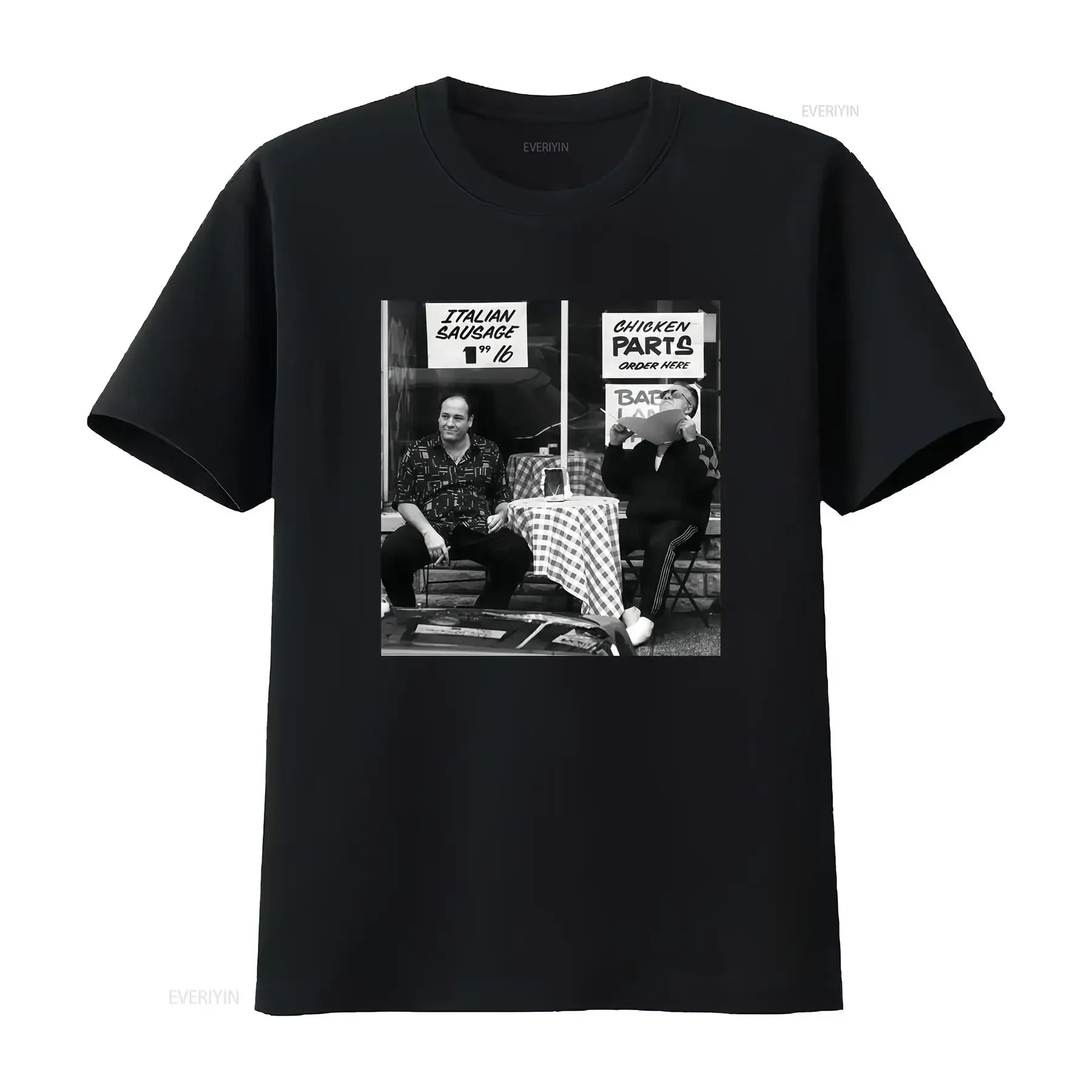 Фото Футболка унисекс Sopranos Paulie Gualtieri Tony Soprano, размер S-5XL, винтажная, с эффектом потертости, в стиле homme, универсальная. №1
