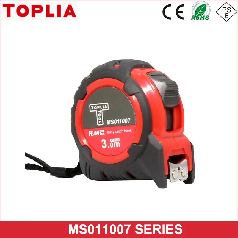

TOPLIA MS011007 измерительная линейка Бытовая телескопическая линейка износостойкая деревообрабатывающая рулетка измерительная линейка