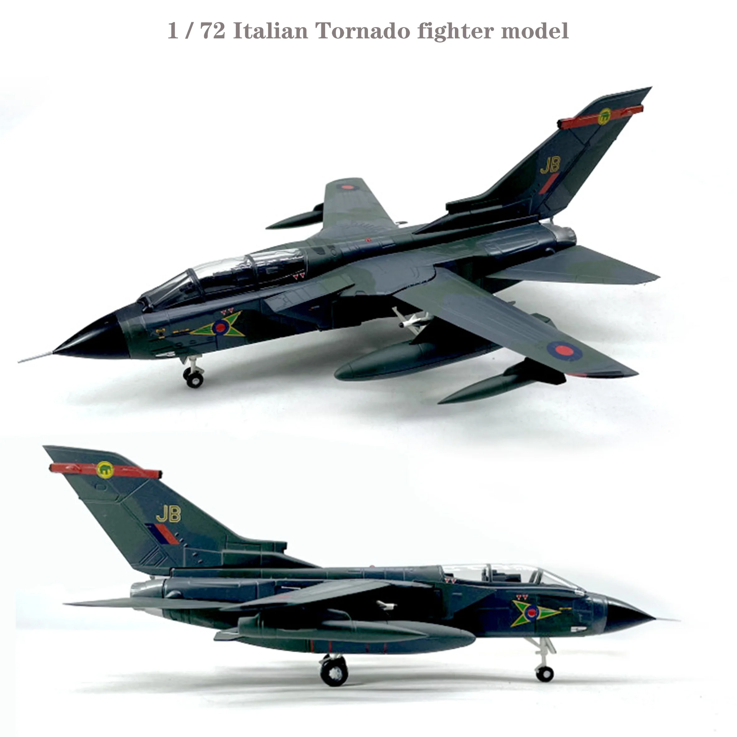 

Rare 1 / 72 Italian Tornado fighter model Alloy finished product collection model Blister packaging (old packaging)