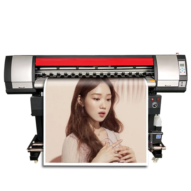 

Eco Solvent Printer Dx5 I3200 Vinyl Sticker Car Warp Digital Inkjet Large Format Xp600 Head 1.6M Flex Banner Printing Machine