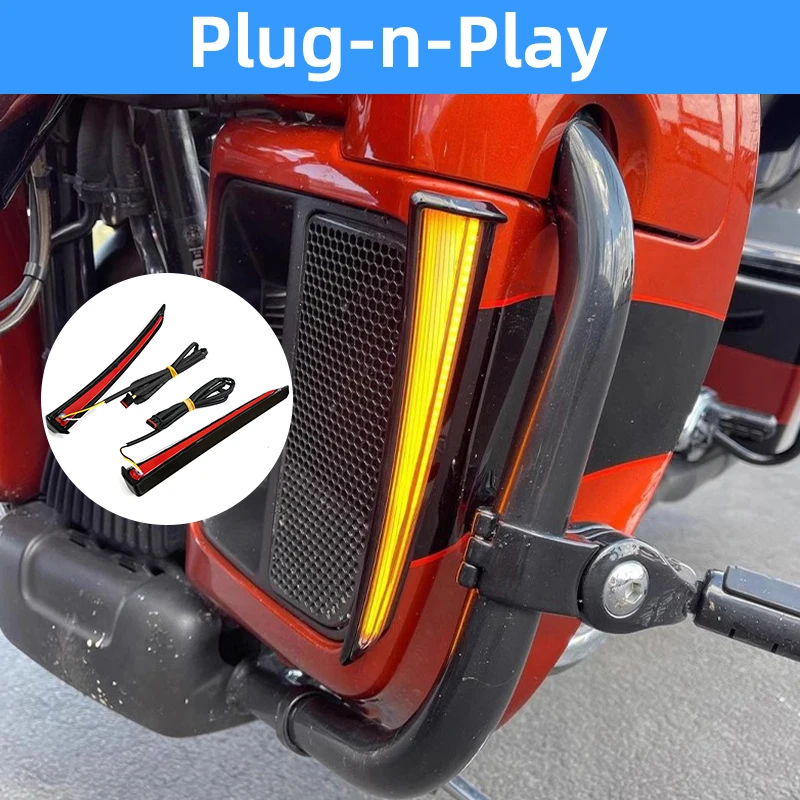 Аксессуары для мотоциклов нижняя обтекатель лампа указателя поворота фонари