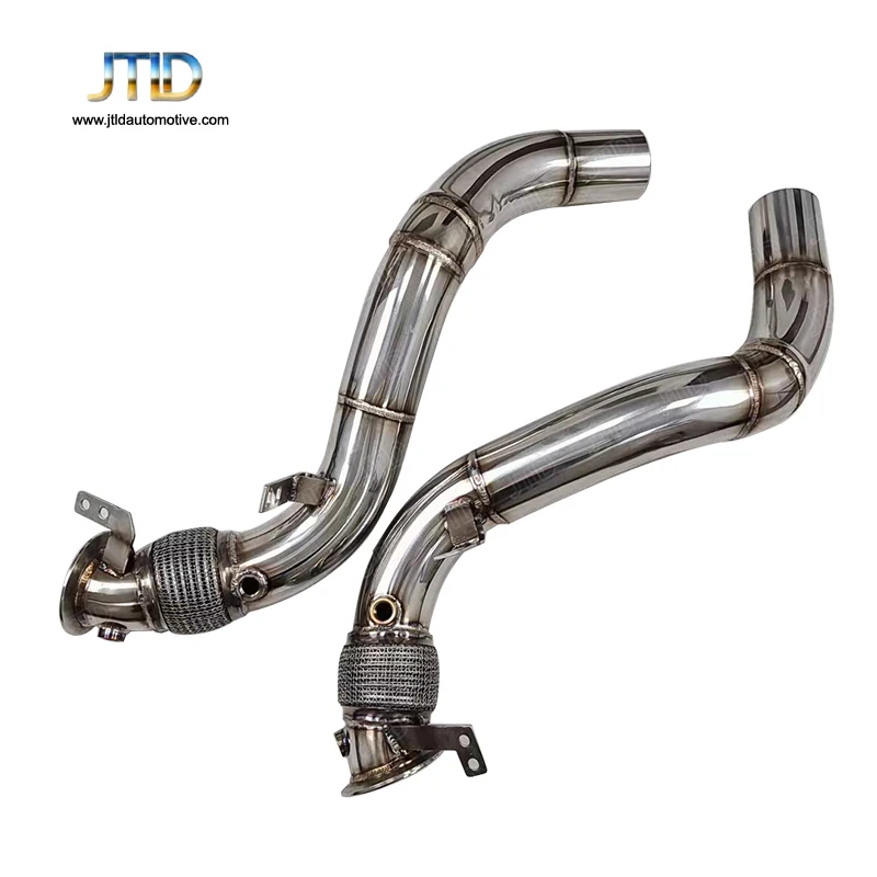 

Downpipe for BMW F85 X5M SS304 Stainless Steel Performance Catless Exhaust System