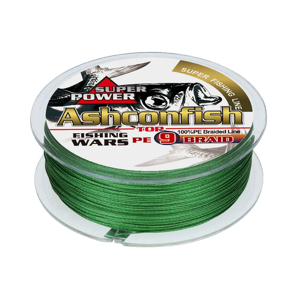 

braided line 9 Strands fishing braid line 100m 300m super pe wire thread 15-100LBS test Ocean Beach sea ice fishing tackle