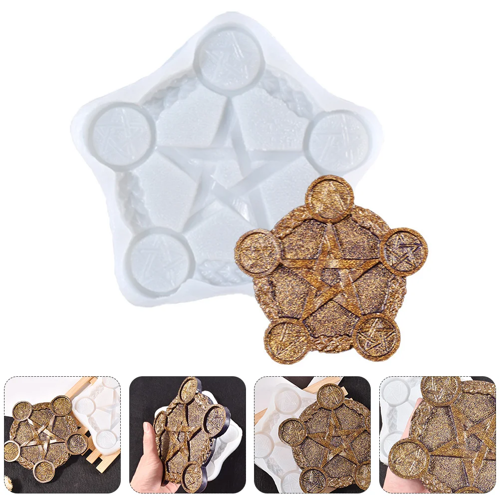 

Silicone Mold Stick Mould Star Shaped Candlestick Tray Jewelry Casting Tool Silica Gel Divination