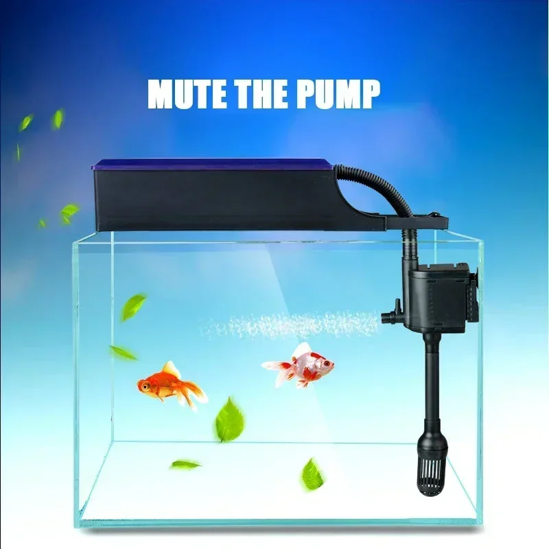 Fish Tank Filter 220-240V 12W Upper Drip Box Aquarium Silent Circulation Pump External