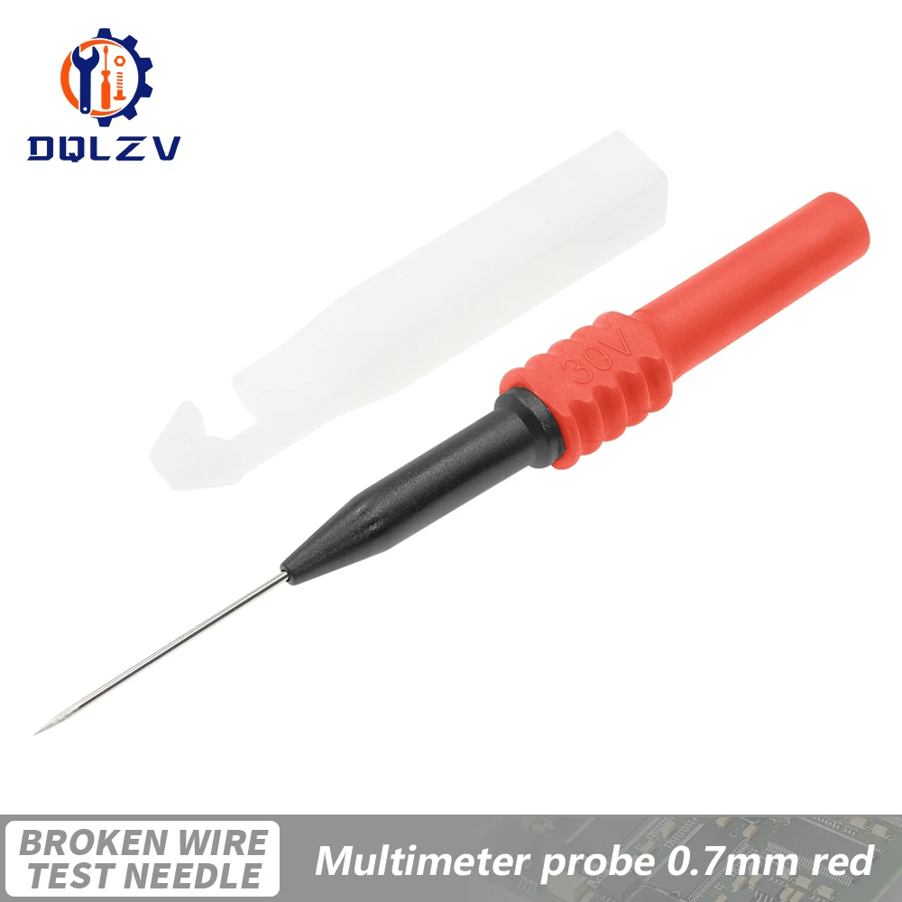 

30 В автомобильный мультиметр, тестовые наконечники, щупы, диагностический инструмент, удлинение изоляции сзади, тестер для пирсинга иглы, аксессуары для ремонта