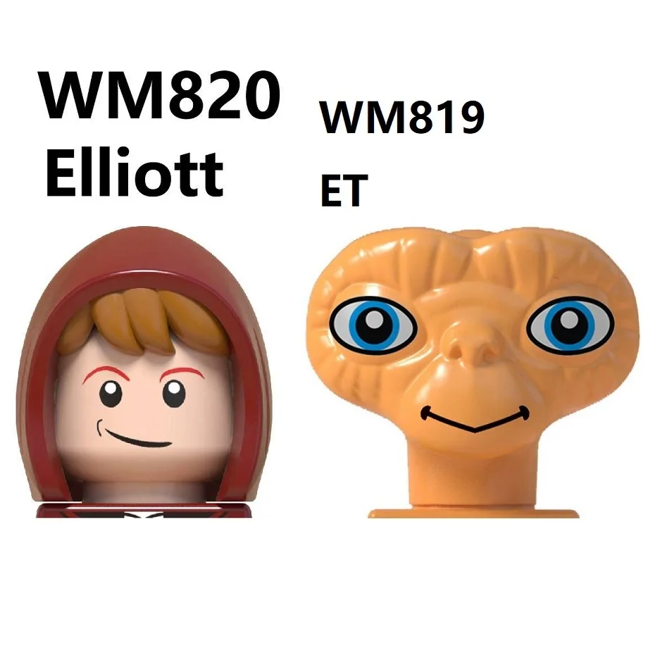

Alien ET E.T. The Extra-Terrestrial Building Blocks Mini Action Figure Toys