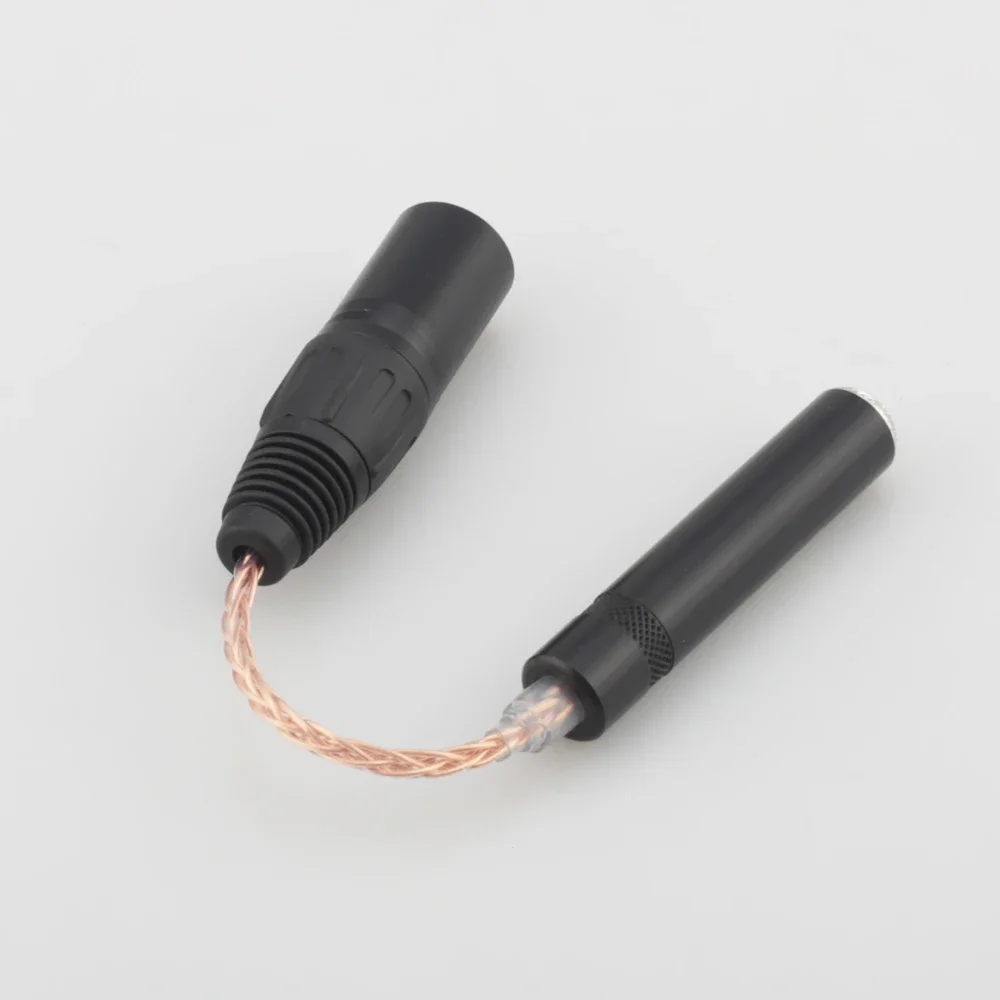 Audiocrast 10 см 8 ядер одинарный медный 4-контактный XLR штекер сбалансированный на 6 35 мм