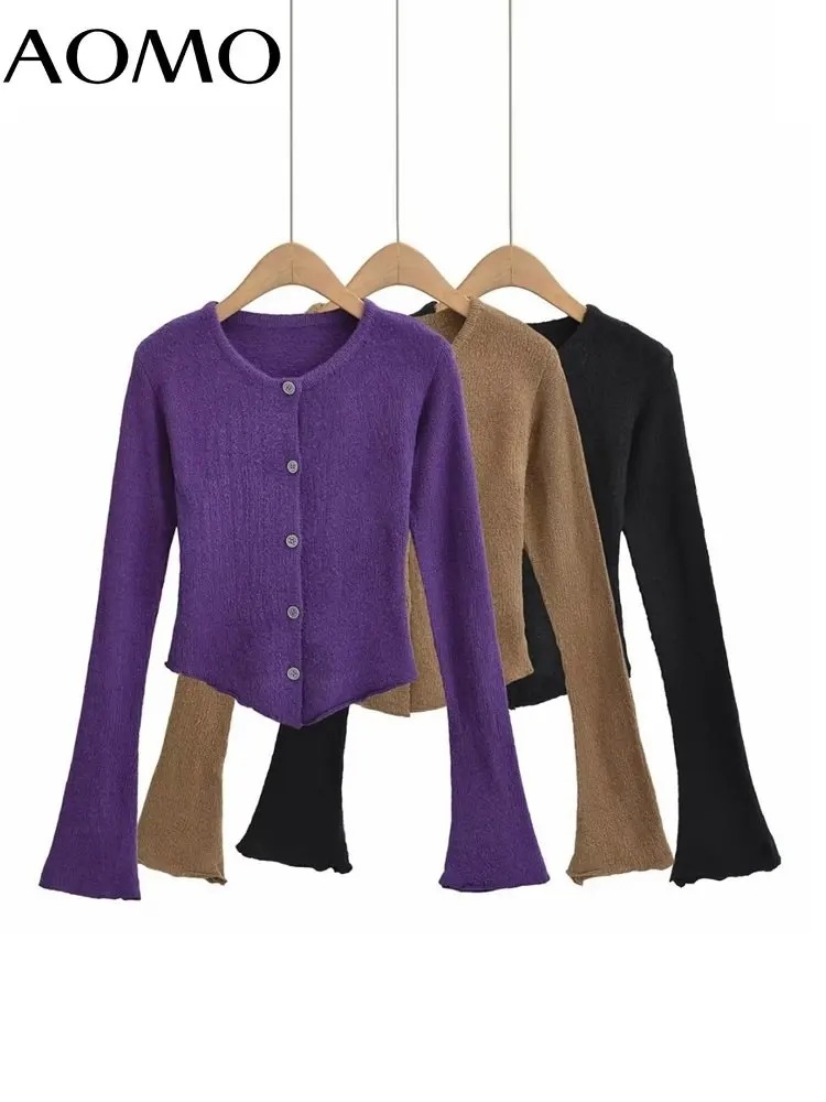 

Женский трикотажный свитер на пуговицах, с длинным рукавом