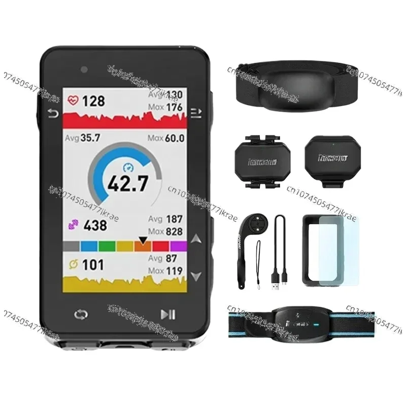 Фото Велокомпьютер iGS630 с GPS, беспроводной спидометр, одометр, поддержка навигации по офлайн-картам, маршрут, iGS630s, Strava №1