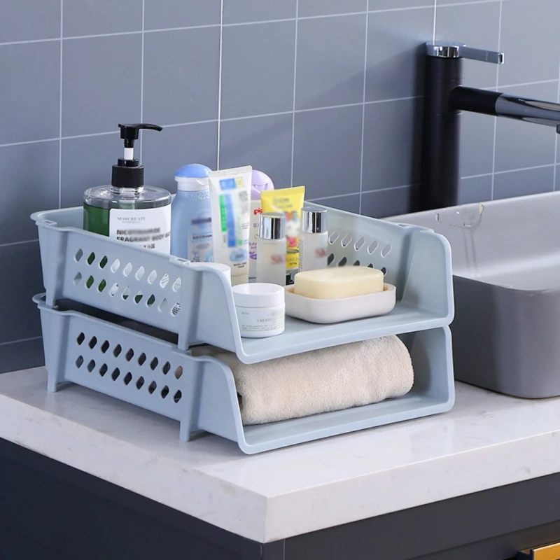 Ламинированная Пластиковая Подставка Для Файлов Штабелируемая Книжная Полка