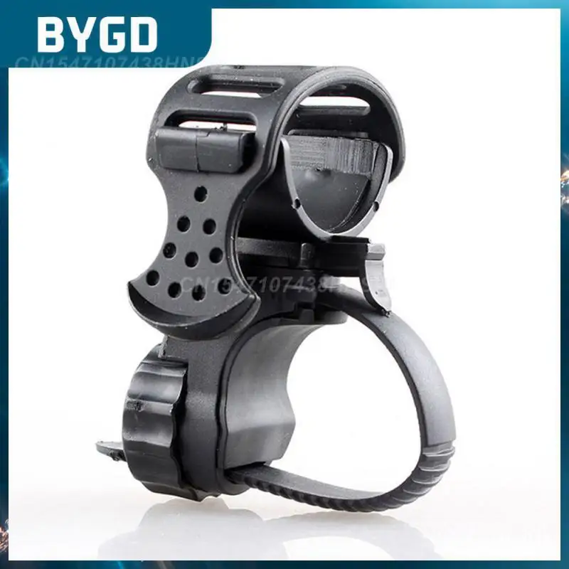 

360 Degree Rotate Bicycle Light Bracket Bike Lamp Holder LED Torch Headlight Pump Stand Quick Release Mount Bike Accessories