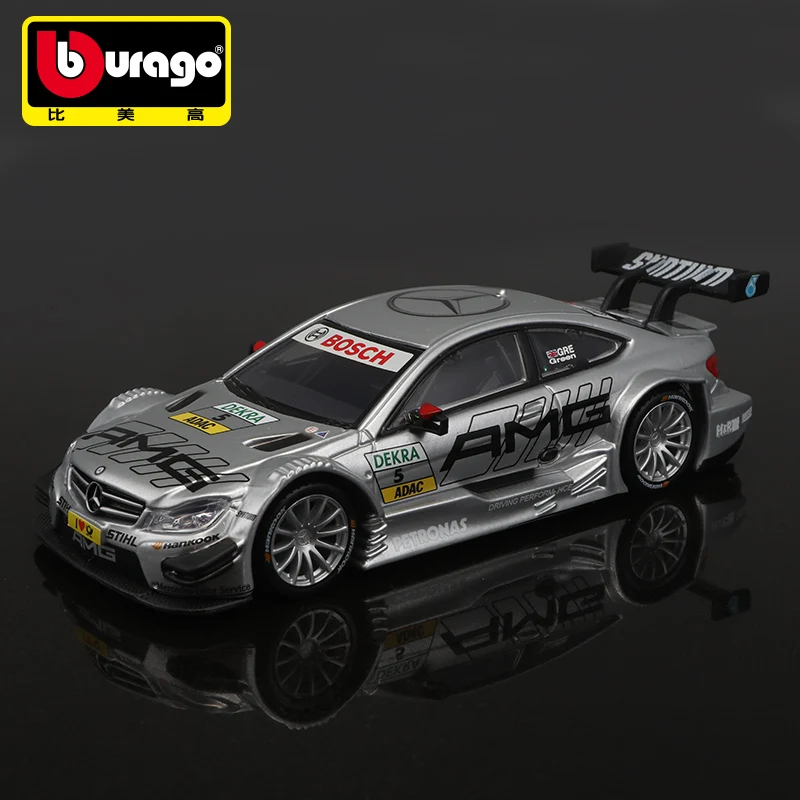 

Модель гоночного автомобиля Bburago 1:32 Benz AMG C-Coupe DTM #5 #11 из сплава, литой металлический игрушечный автомобиль, модель имитации коллекции, подарок для детей