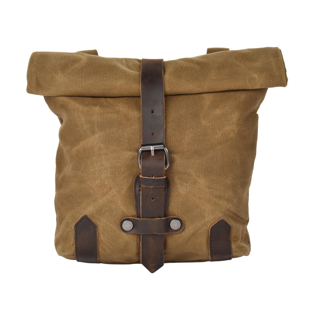 

Винтажная Водонепроницаемая Сумка-седло Из Вощеного Холста Для Мотоцикла