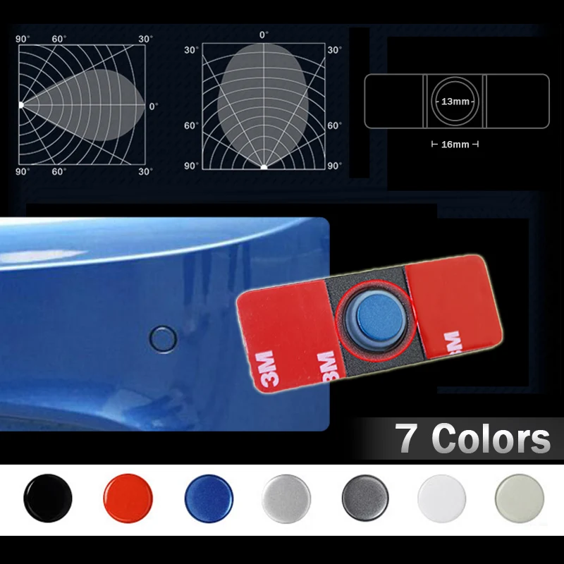 Комплект датчиков парктроника для автомобилей 16 5 мм плоский парковочный радар 8