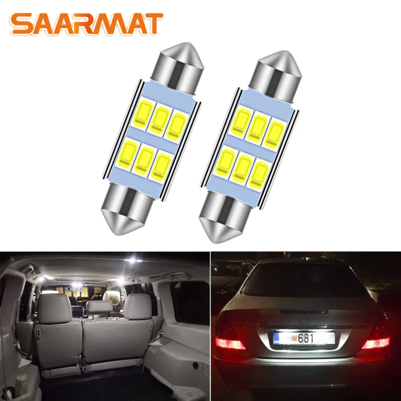 

2 * Festoon 36 мм C5W LED Canbus лампочка для салона автомобиля для Opel Astra J G Agila Zafira A B Corsa D Insignia адмирал Ascona Sintra Mokka