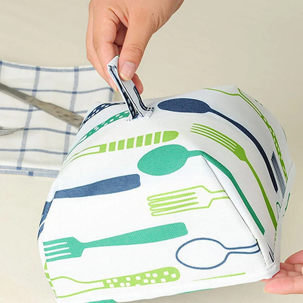 

3 Pcs Aluminum Foil Cloth Insulation Cover Printing Food Kitchen Table Tent Outdoor Covers Keep Warm Protector Outdoors