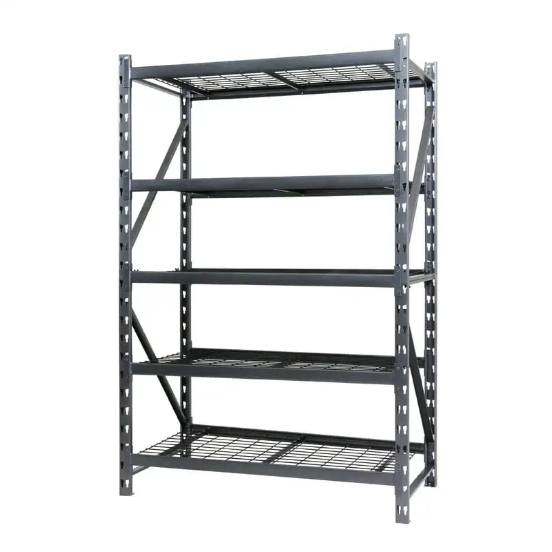 

Duty 5-Shelf Metal Rack Wire Decking in Textured Gray, 1000lb per Shelf