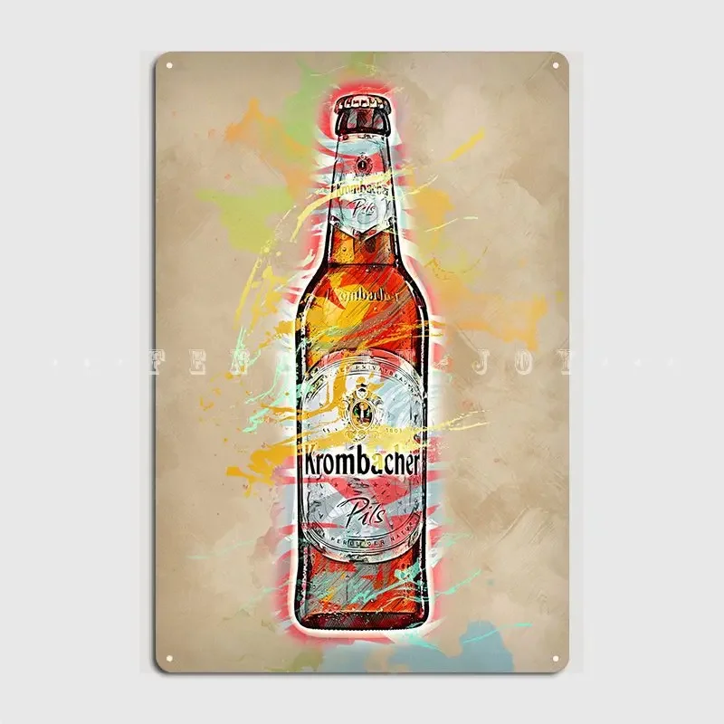 Металлическая табличка Krombacher