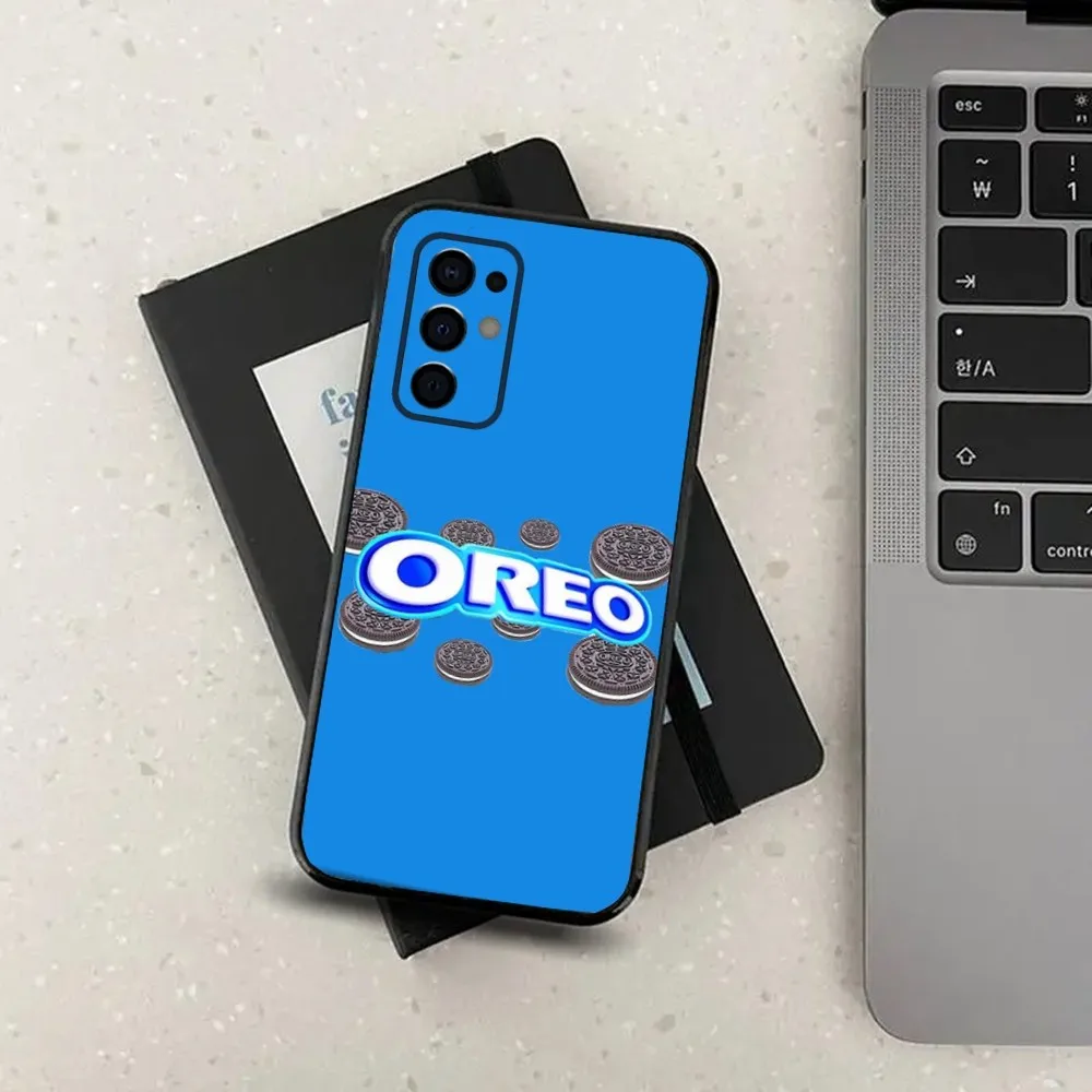 Чехол для телефона O-OreoS Chocolate Milk Cookies Samsung Galaxy A13 A21s A22 A31 A32 A52 A53 A71 A80 A91 мягкий черный