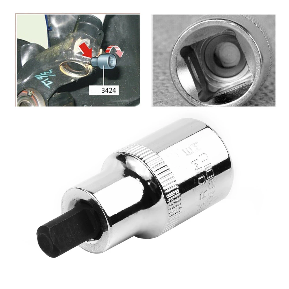 

Suspension Strut Spreader Plug Car Shock Absorber Replacement Car Suspension Strut Spreader Socket 3424 Special Tool VAG Silver