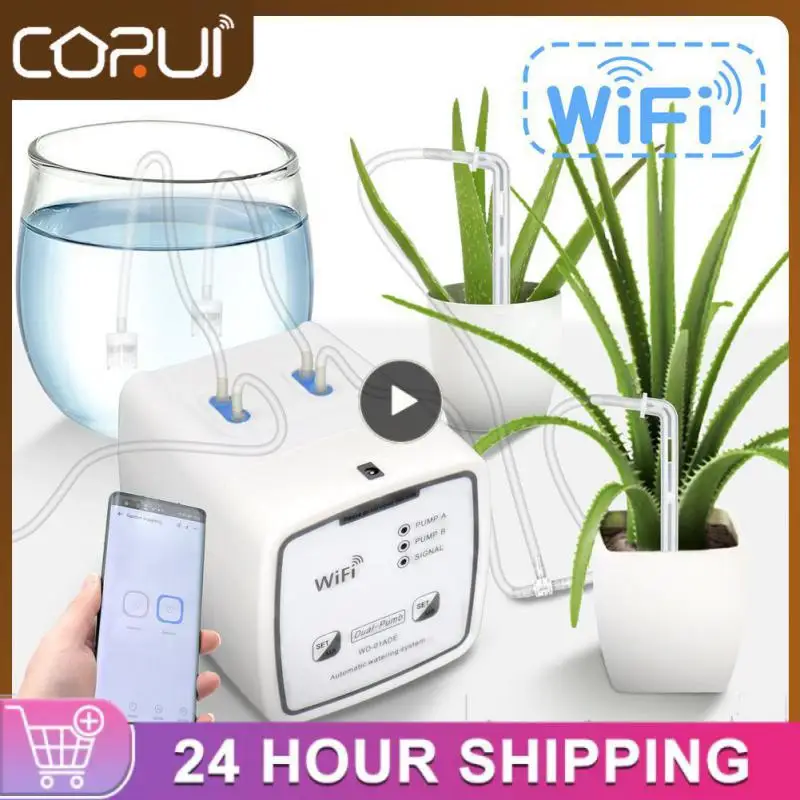 

Intelligent Watering Device Remote Appcontroller For Garden Plant Flower Wifi Control Watering Device App Control Timers