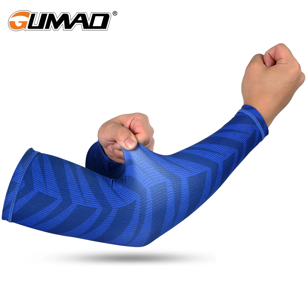 

Men Compression Sleeves Arm Warmer Cuffs Bicycle Cycling Basketball Volleyball Armbands UV Sun Protection Detachable Arm Cover