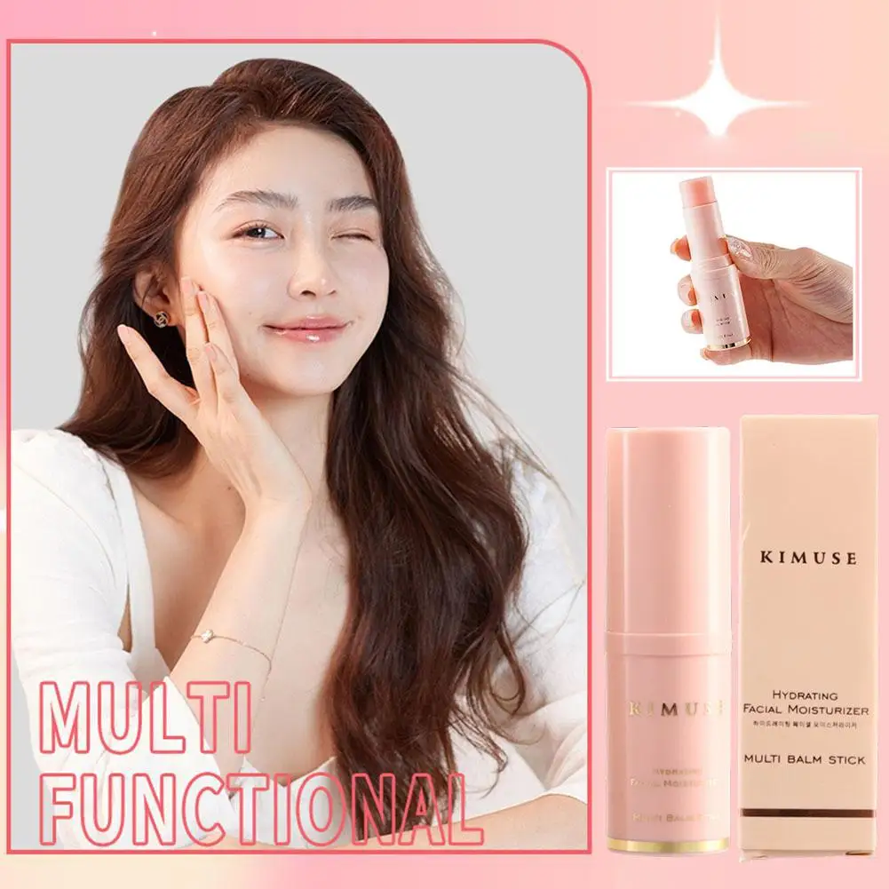 

7gCollagen Multi Balm Stick Moisturizing Nourish Smooth Cosmetics LInes Dull Brighten Fade Skin Improve Anti-wrinkle Korean Girl
