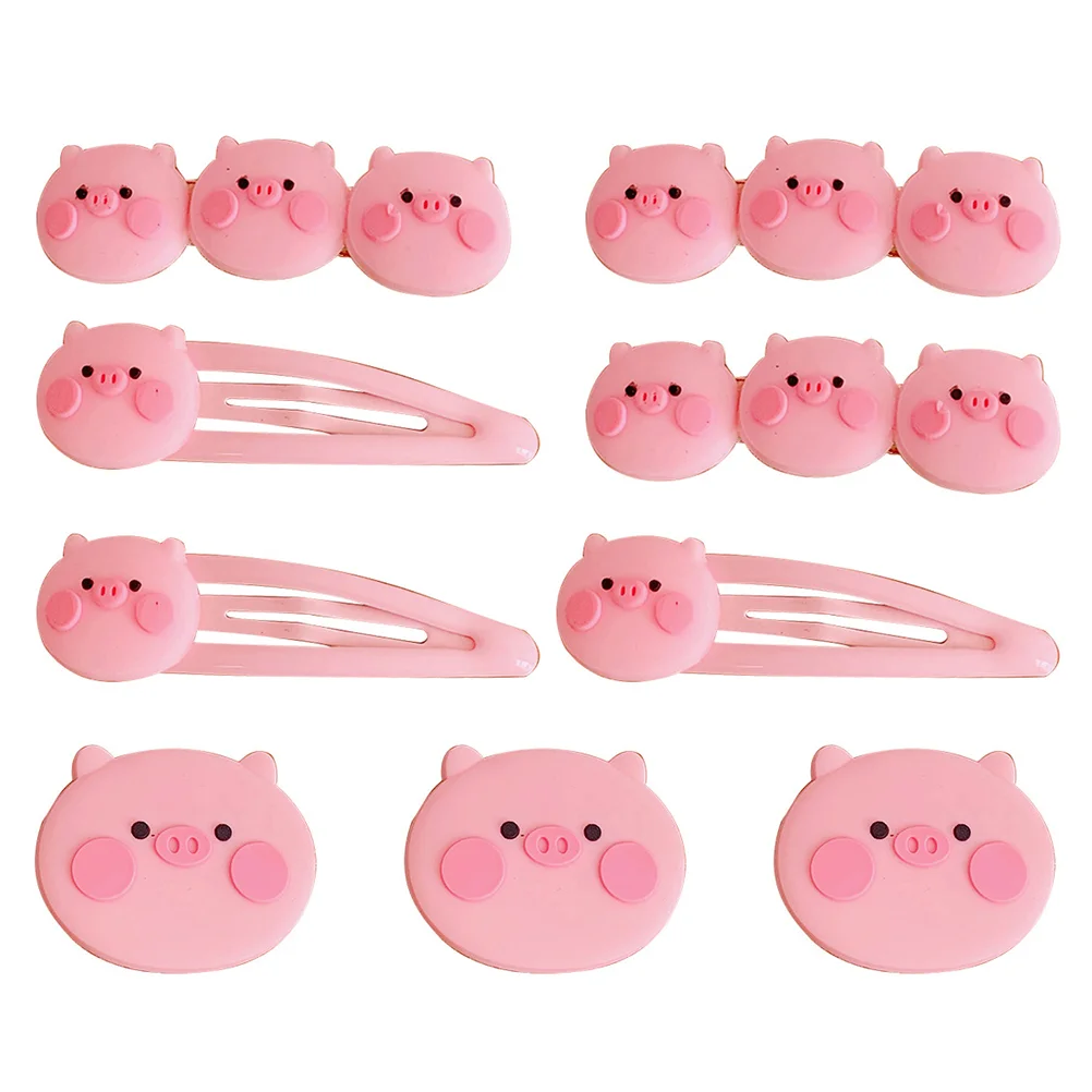 

9 Pcs Barrettes Girls Hair Pin Girl Bobby Pin Hair Accessories Metal Hairpins Accessories Cartoon Hairpin