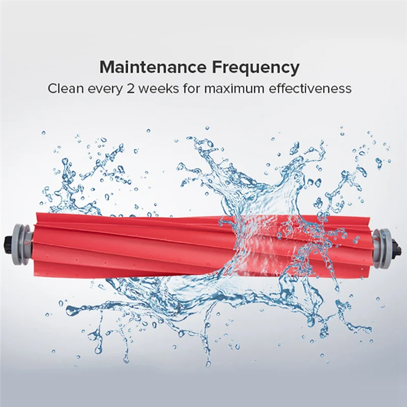 3шт Резиновая Основная щетка для замены деталей робота-пылесоса Roborock S7 Роликовая