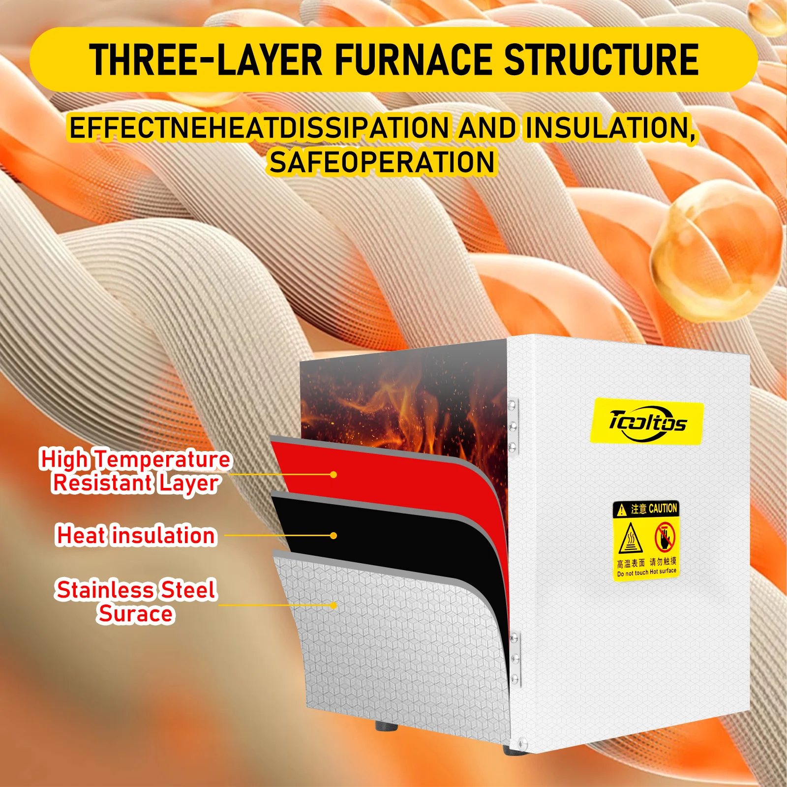 Промышленная духовка 800 четырехсторонняя гипсовая форма постоянный цифровой