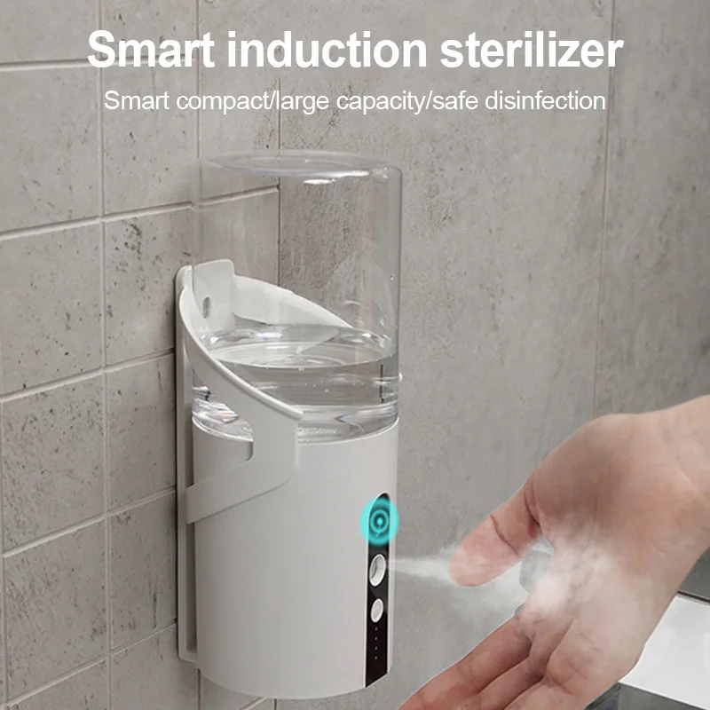 

Portable Infrared Sprayer Alcohol 320ml Smart Home Automatic Induction Sterilizer Disinfector Smart Soap Dispenser