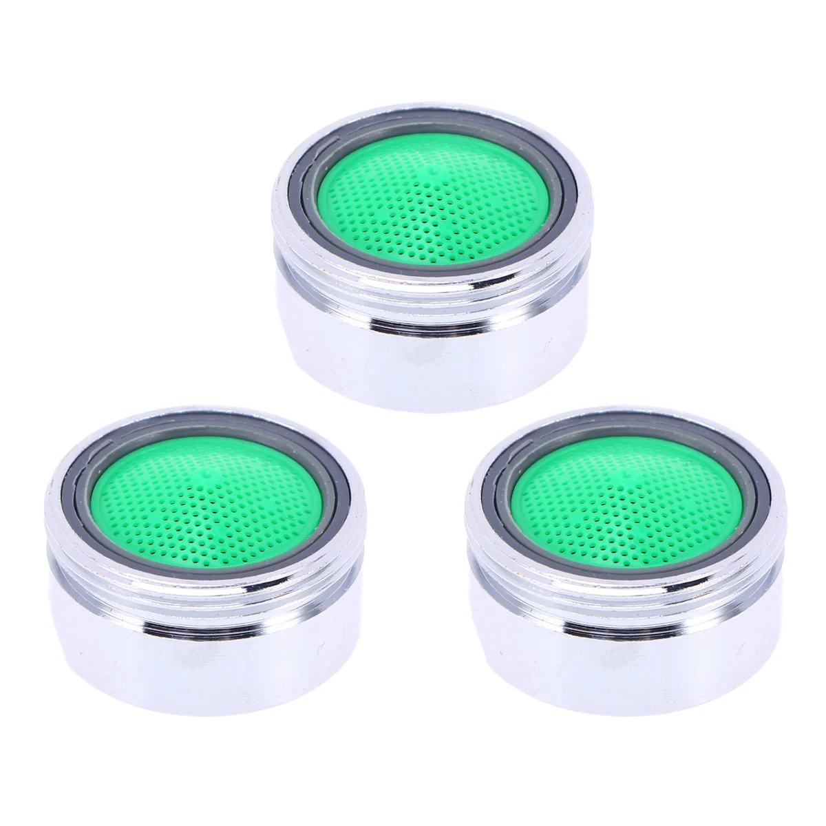 

3 Brass Threaded Aerator Female Thread Replacement Part Bubbler Sprayer Water- Saving Filter for Bathroom Kitchen
