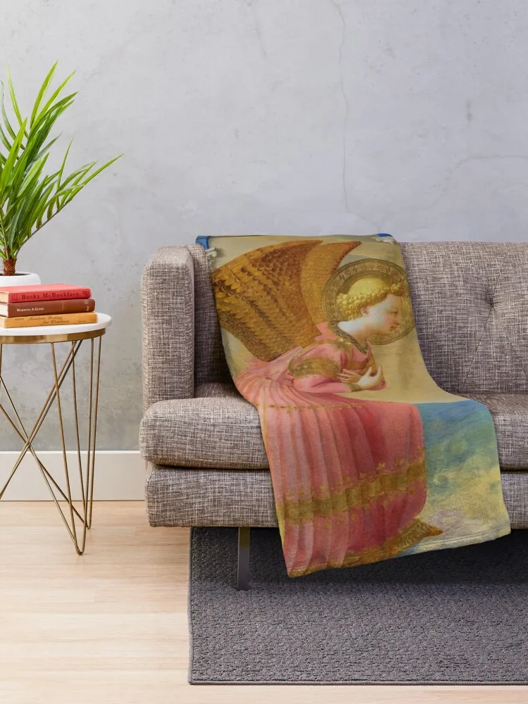 Fra Angelico (Guido di Pietro) Одеяло в клетку на диване Зимние кровати Одеяла