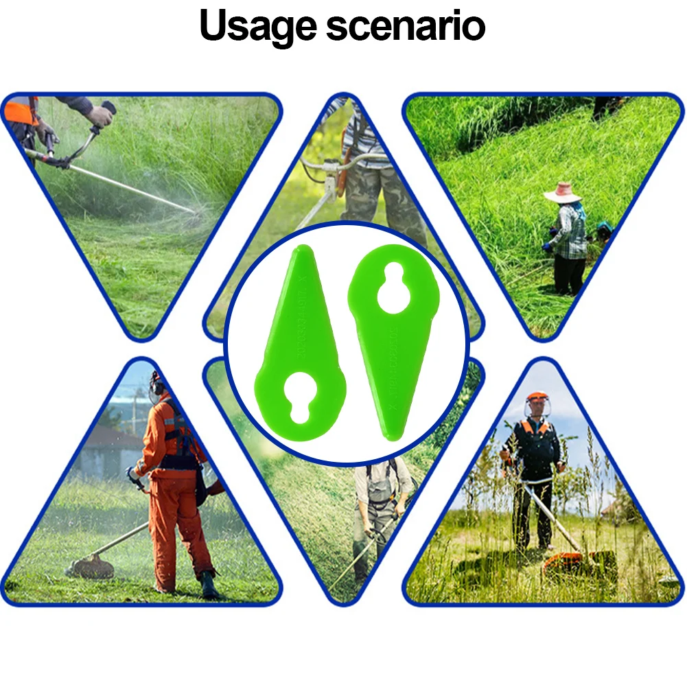 

10/50 шт., режущие кромки для газонокосилки, 70 мм