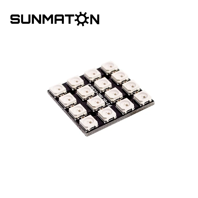 

WS2812B 4*4 бит RGB Фотографическая плата с полным цветным драйвером 16 бит