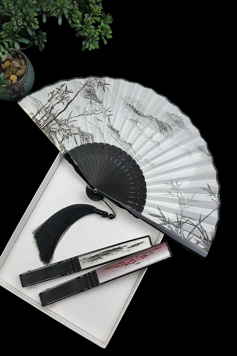 Летний портативный декоративный складной веер в китайском стиле
