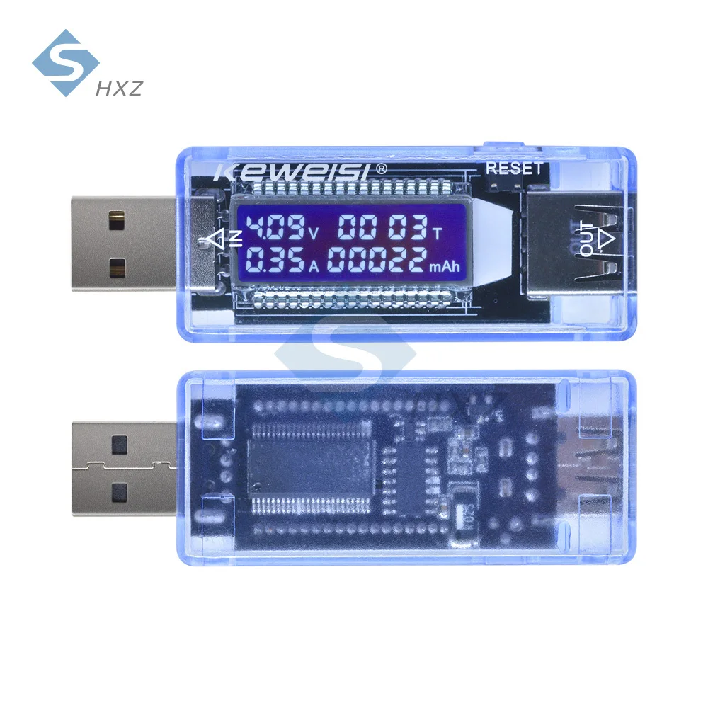 

Gaqqee USB-тестер напряжения 4-30 В 0-3 А черный синий