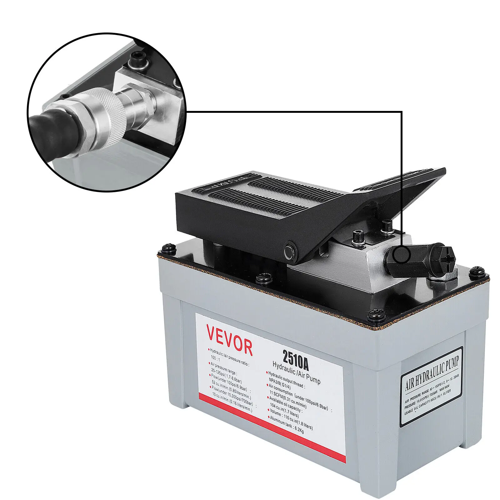 

Air Hydraulic Pump Power Air Powered Hydraulic Foot Pump