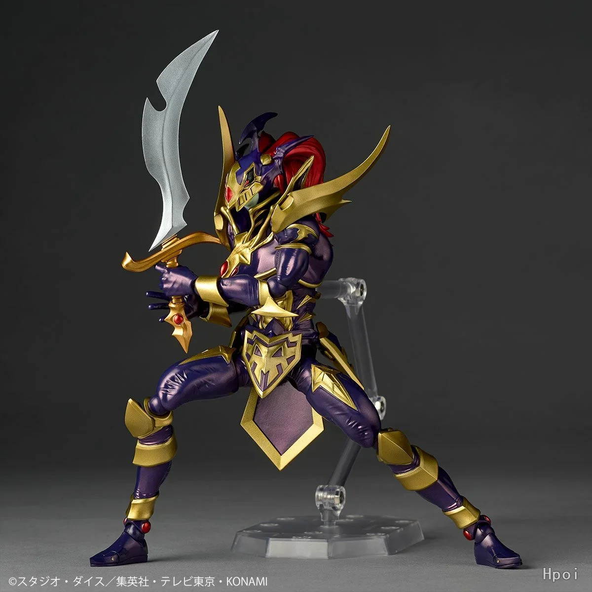 Фото 【MT】Доставка в течение 24 часов KAIYODO Revoltech Yu-Gi-Oh Duel Monsters Фигурка аниме-персонажа «Чёрный Блестящий Солдат» №2