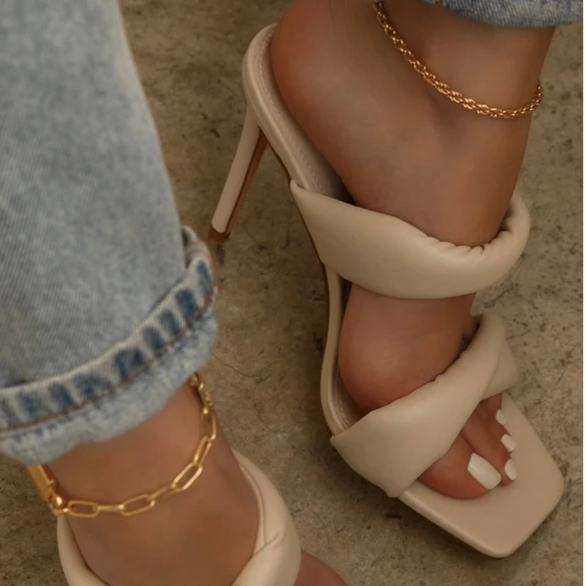 

Luxury Silppers Women Sexy Casual Fashion Shoes High Heels Party for Women Flip Flops Slides Women Sandals Zapatos De Mujer 3