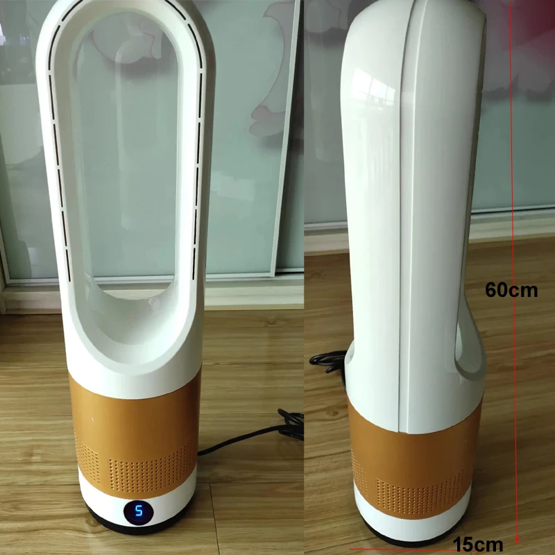 Беслопастной вентилятор 18 дюймов 8 скоростей дистанционное управление бесшумное